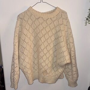 Cozy Cream Knit Sweater